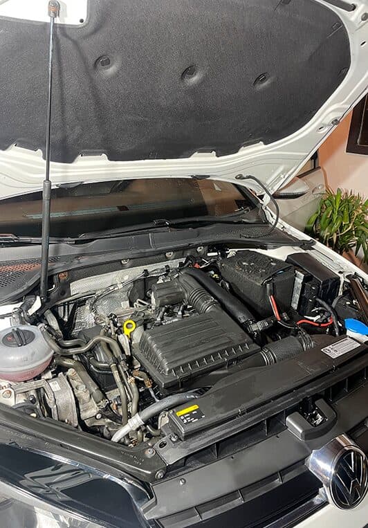 Voiture nettoyée - détail de jante