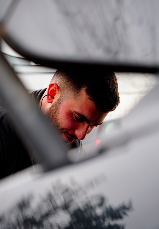 Voiture nettoyée - polissage